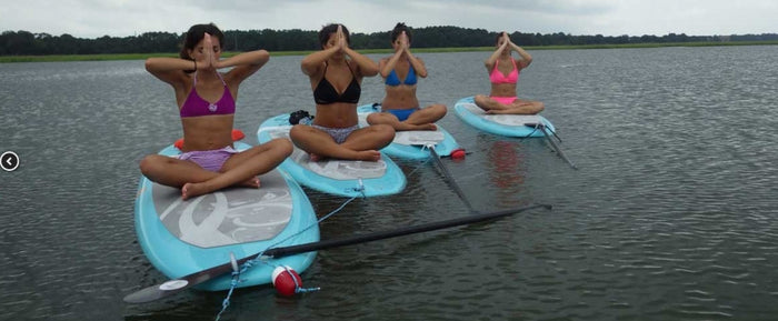 Paddle board Yoga in Wisconsin - Launch Cable Park