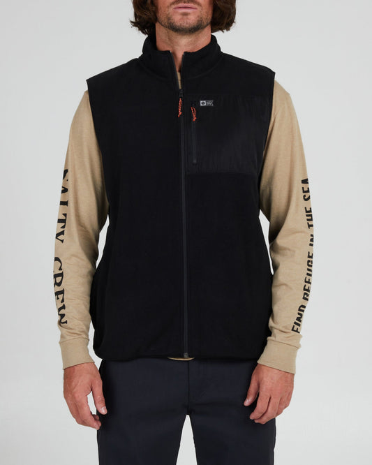 Salty Crew Ebbtide Polar Fleece Vest - 88 Gear