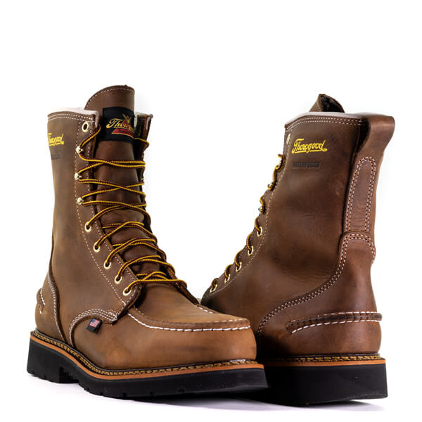 Thorogood 8" Waterproof Safety Moc Toe Boot