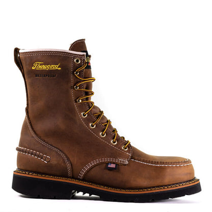 Thorogood 8" Waterproof Safety Moc Toe Boot