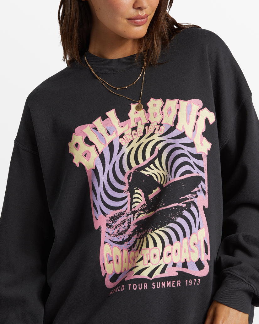 Billabong Ride In Oversized Crew Sweatshirt - 88 Gear