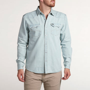 Howler Brothers Dust Up Denim Snapshirt