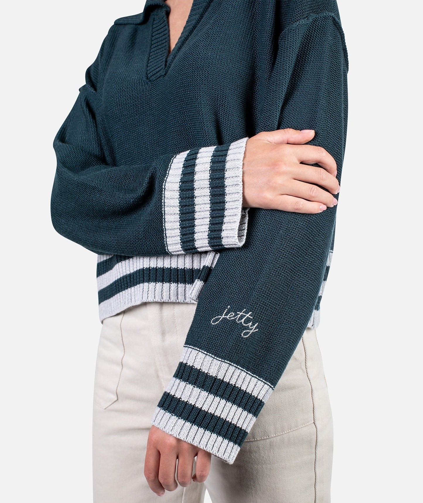 Jetty Tybee Henley Sweater