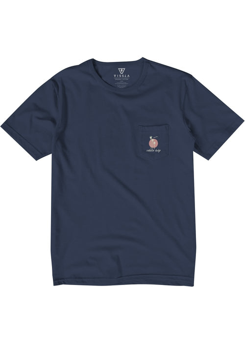 Vissla Out Front Organic Pkt Tee Navy