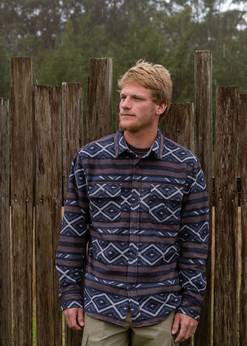 Vissla Eco-Zy Long Sleeve Polar Flannel