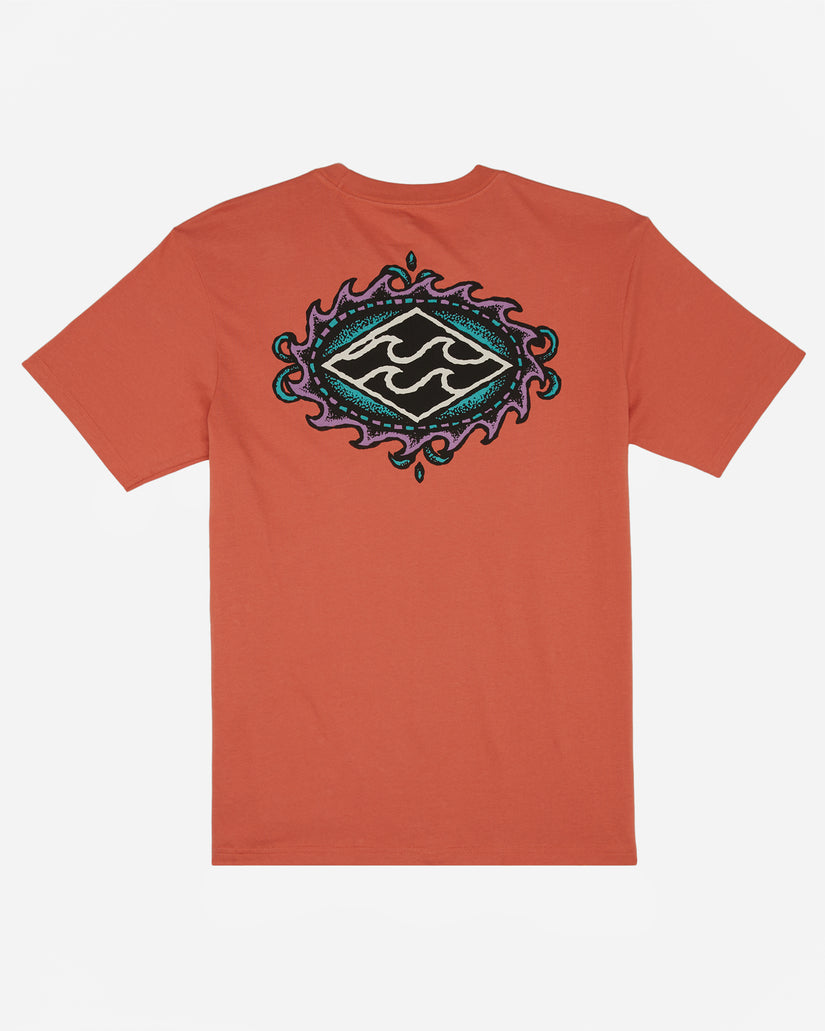 Billabong Crayon Wave Tee Shirt - 88 Gear