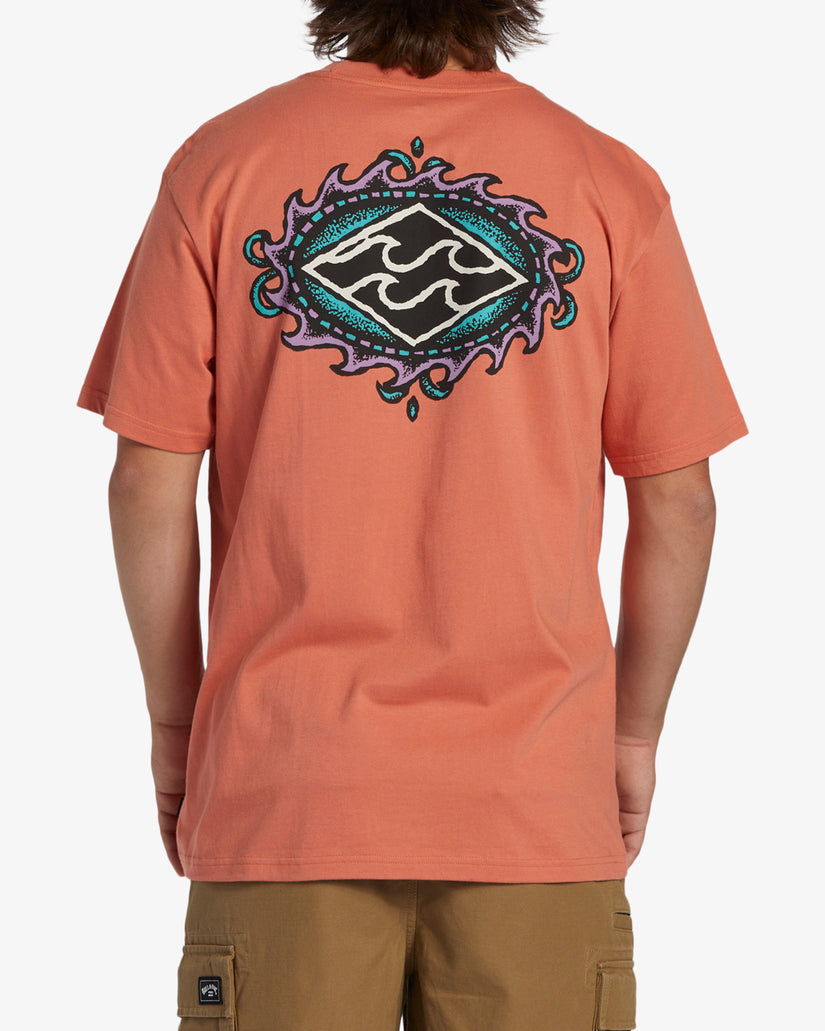 Billabong Crayon Wave Tee Shirt - 88 Gear