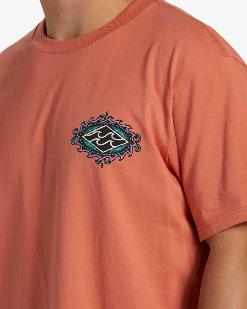 Billabong Crayon Wave Tee Shirt - 88 Gear