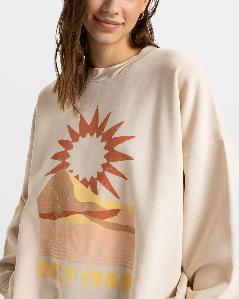 Roxy Lineup Oversized Crew