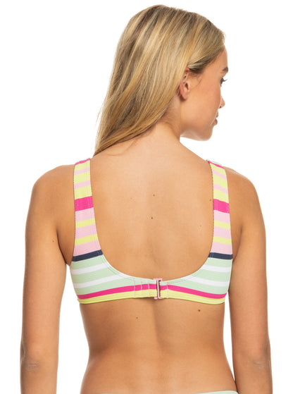 Roxy Stripe Soul Barlette Bikini Top - 88 Gear