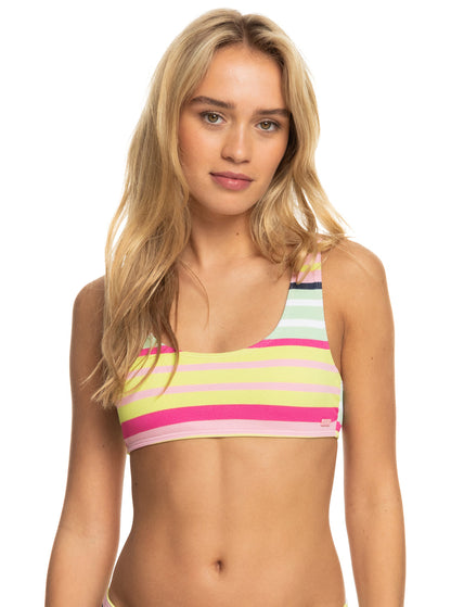 Roxy Stripe Soul Barlette Bikini Top - 88 Gear