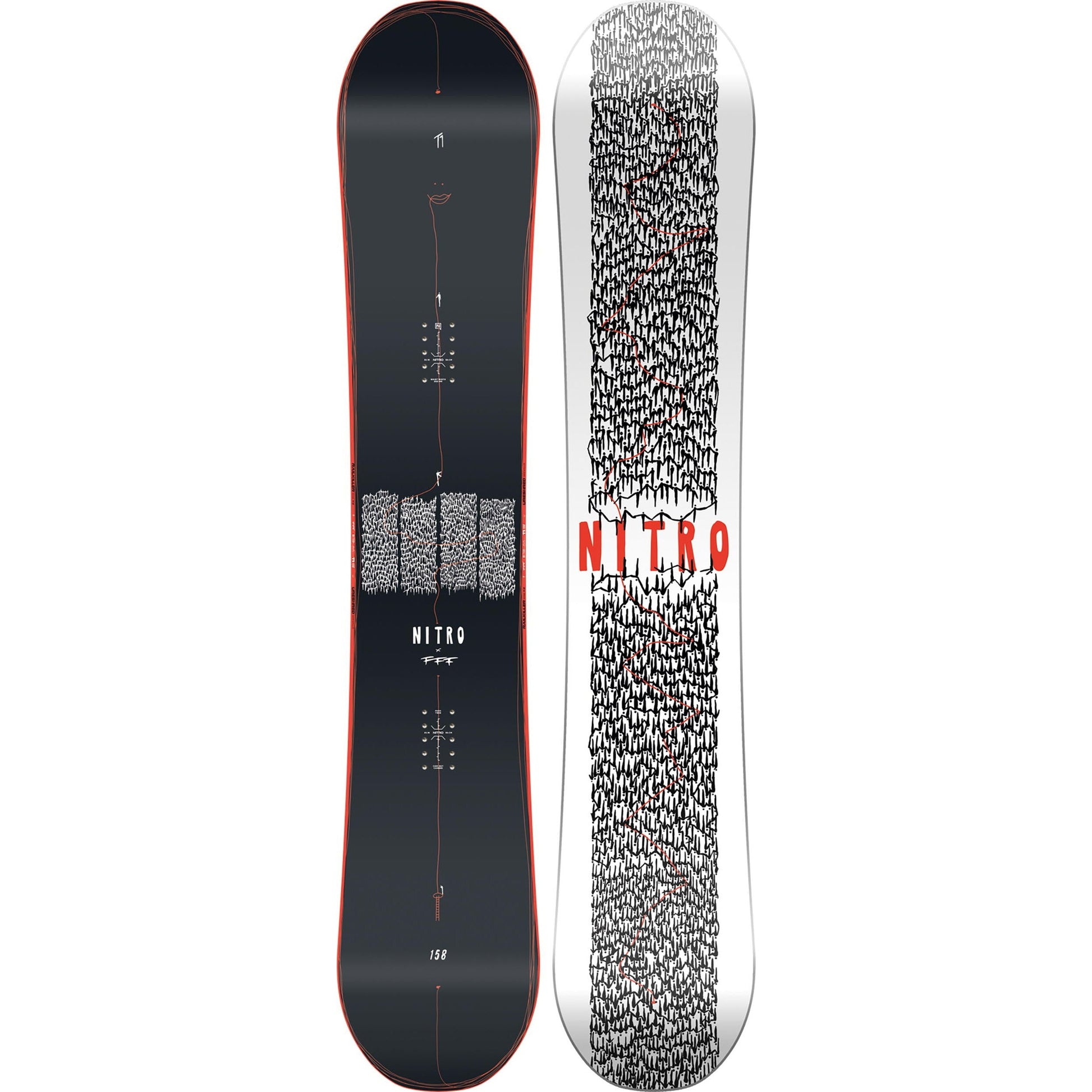 Nitro T1 x FFF Snowboard 2024 - 88 Gear