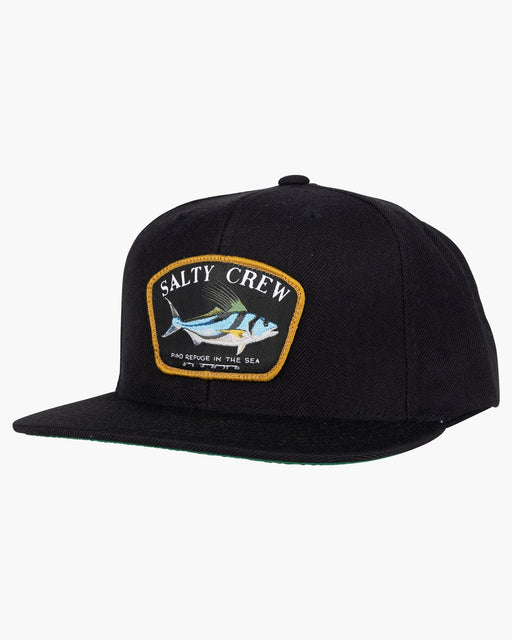 Tailing Redfish at Sunrise Salty Cracker Snapback Hat, Charcoal/Columbia Blue