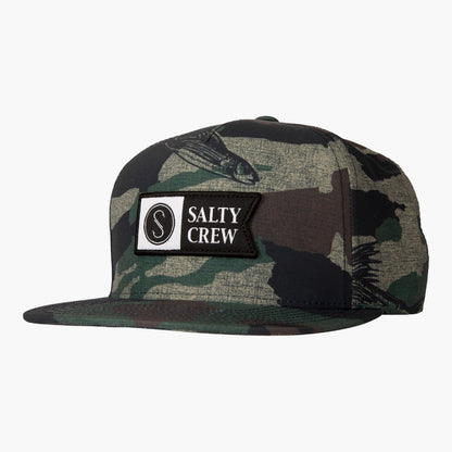 Slaty Crew Alpha Tech Camo 5 Panel - 88 Gear