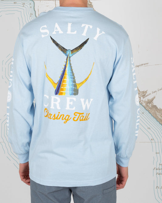 Salty Crew Tailed Light Blue L/S Standard Tee