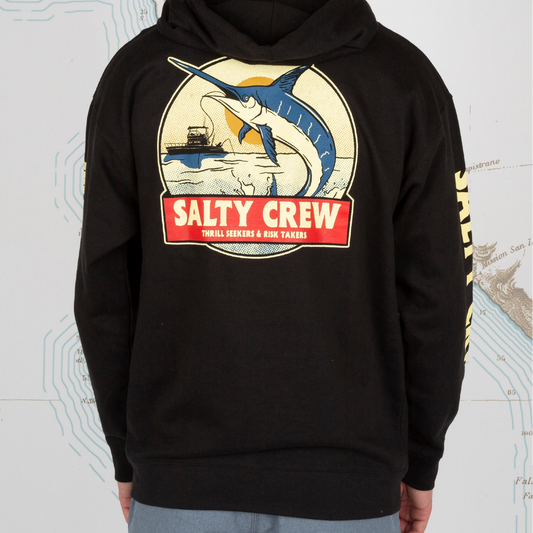 Salty Crew Deep Drop Black Fleece