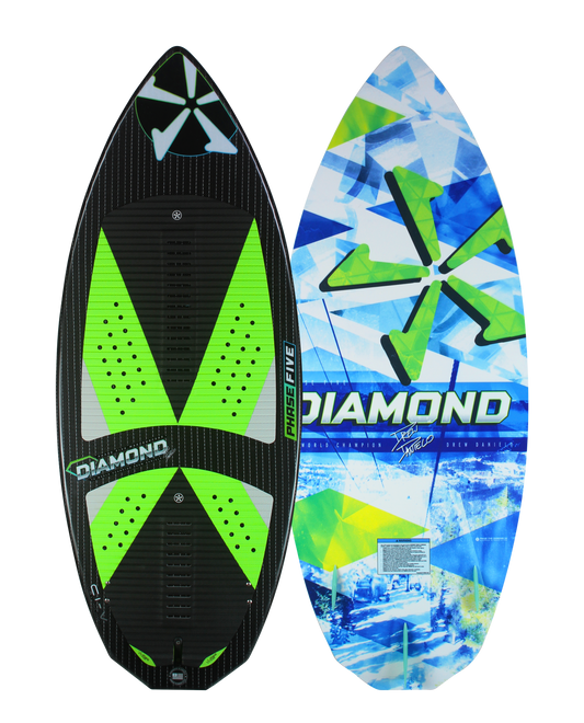 Phase Five Diamond Turbo Wakesurf Board 23 - 88 Gear