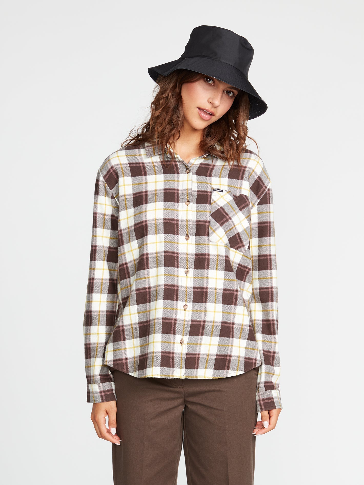 Volcom Plaid to Meet U Long Sleeve Flannel