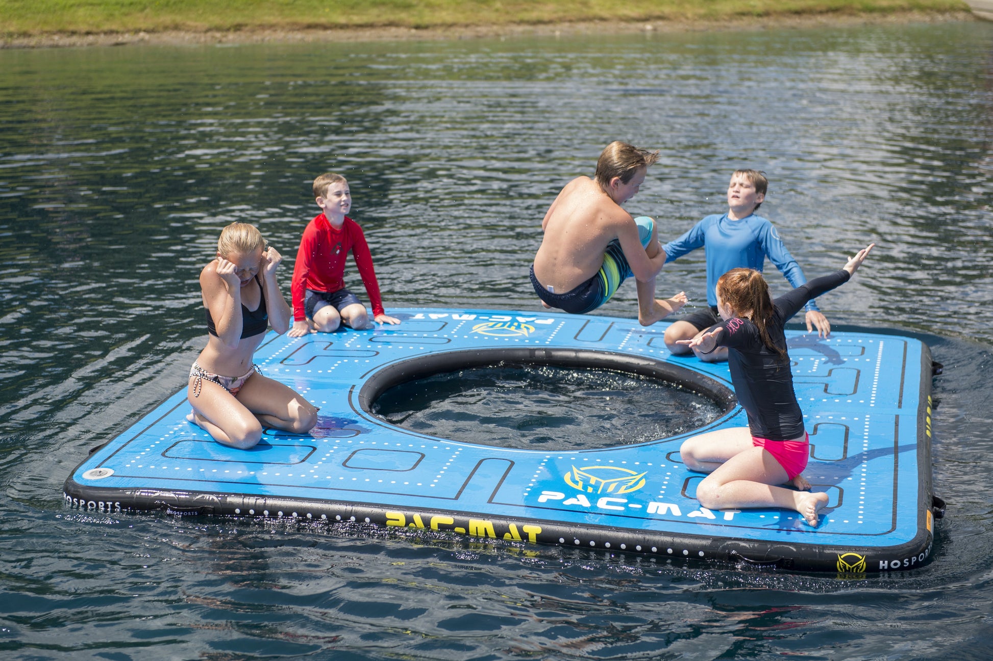 HO Pac Man Inflatable Water Mat