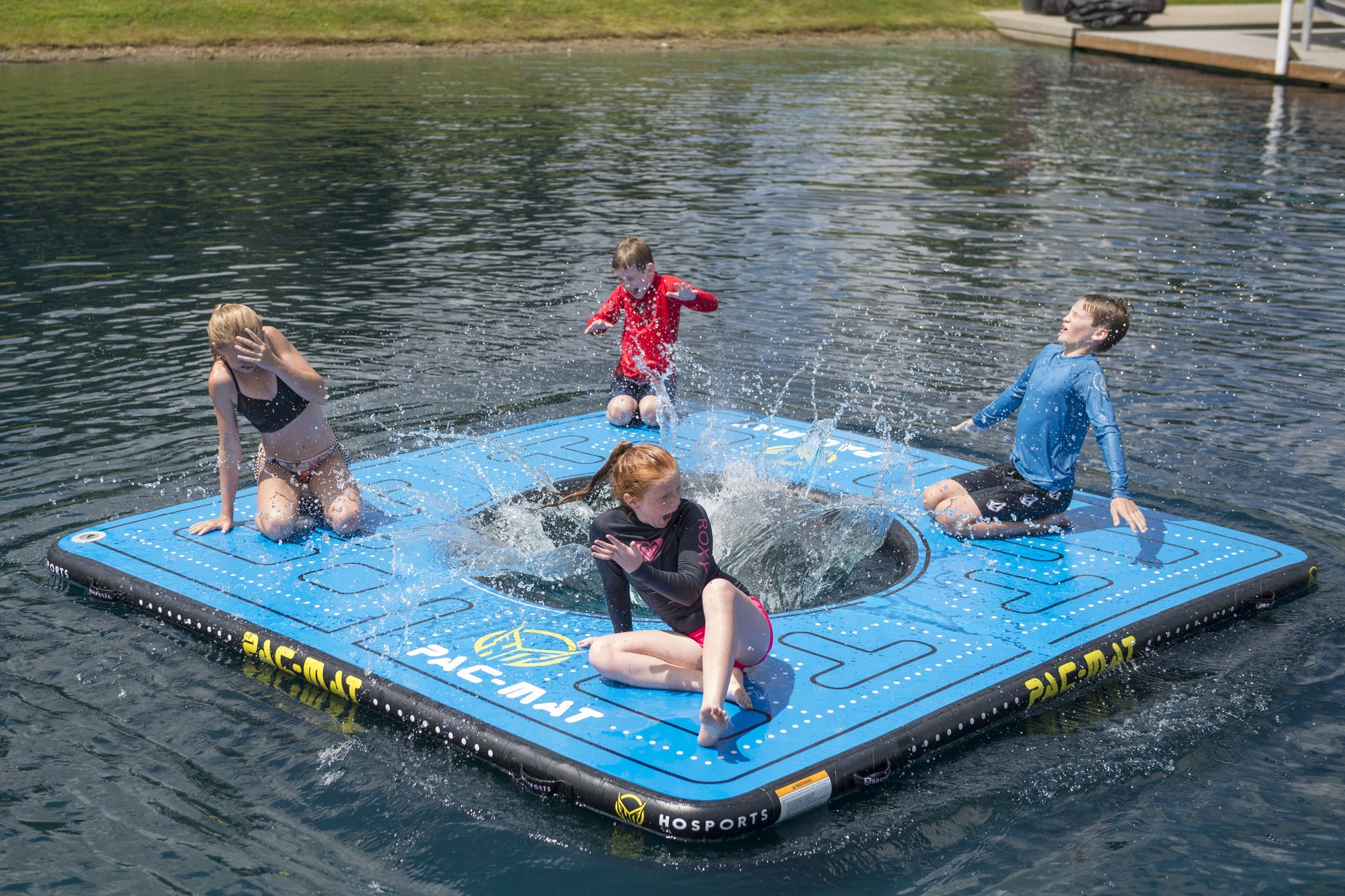 HO Pac Man Inflatable Water Mat