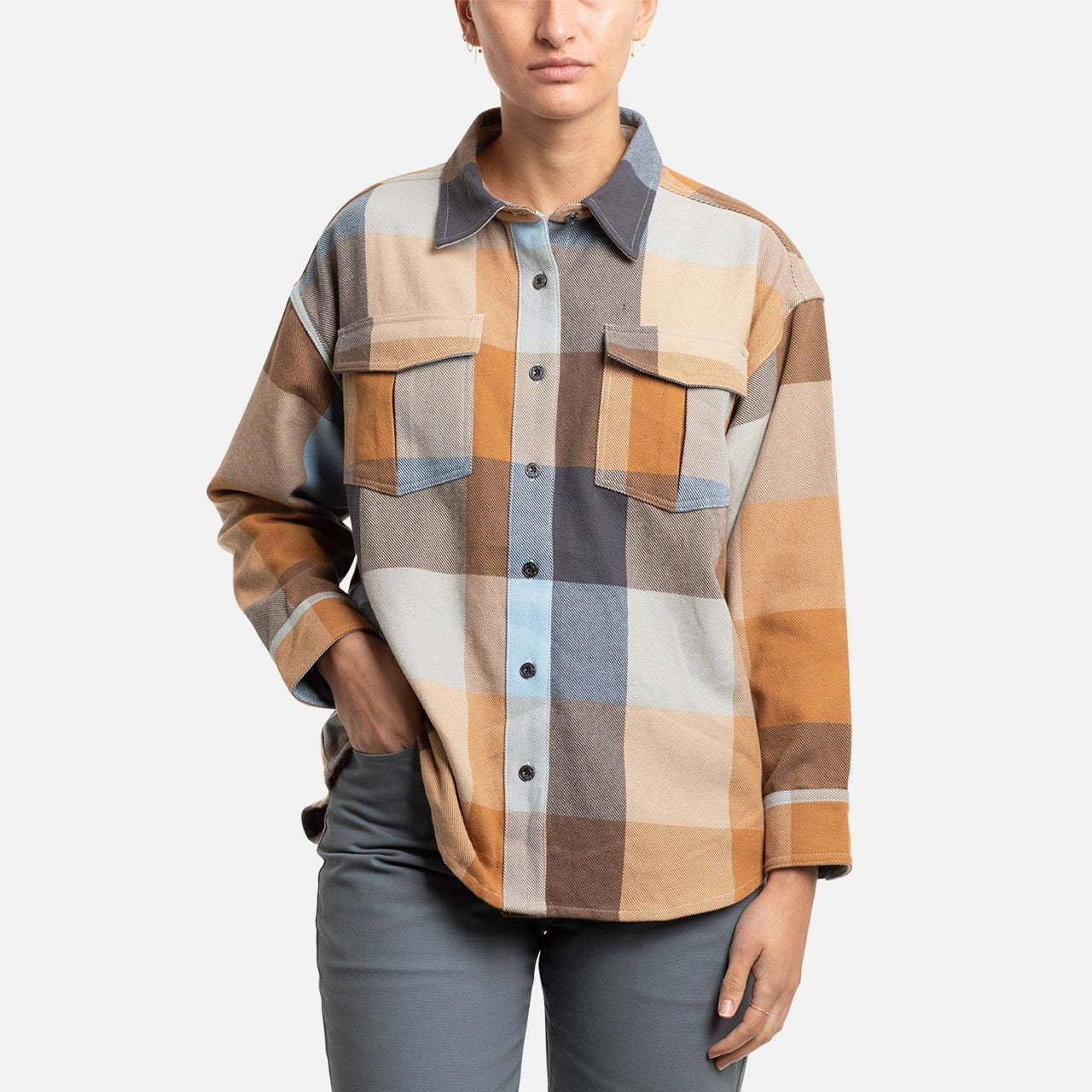 Jetty Anchor Women's Flannel - 88 Gear