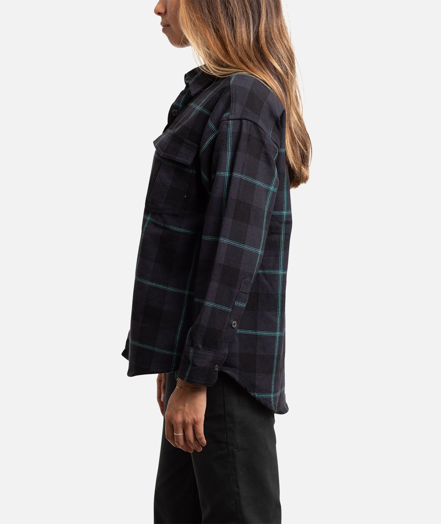 Jetty Anchor Flannel - Black