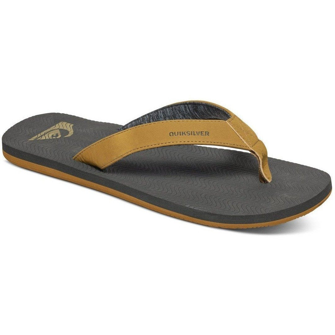 Quiksilver Molokai Laser Grip Sandals Tan - 88 Gear