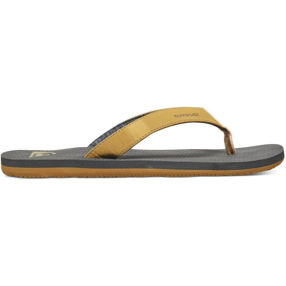 Quiksilver Molokai Laser Grip Sandals Tan - 88 Gear