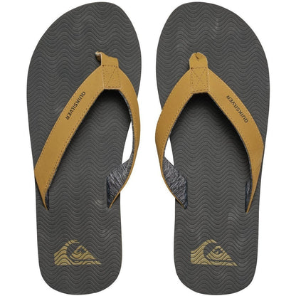 Quiksilver Molokai Laser Grip Sandals Tan - 88 Gear