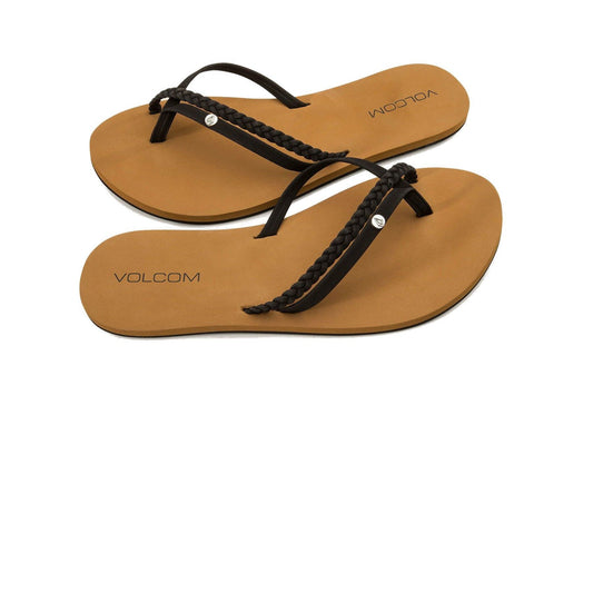 Volcom Women's Thrills Sandals - Black - 88 Gear