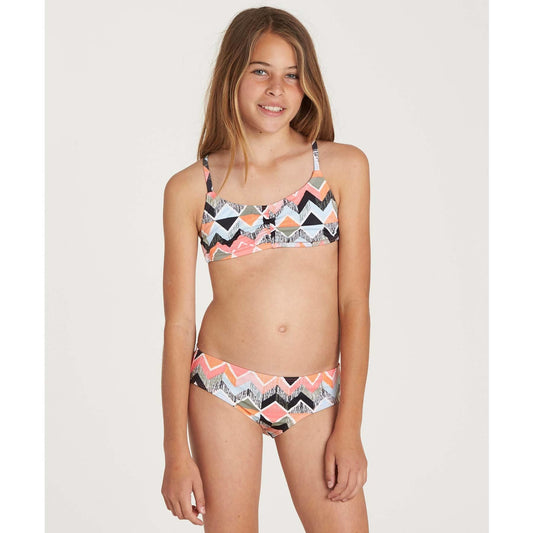 Billabong Girls Zigginz Crossback Swim Set - 88 Gear